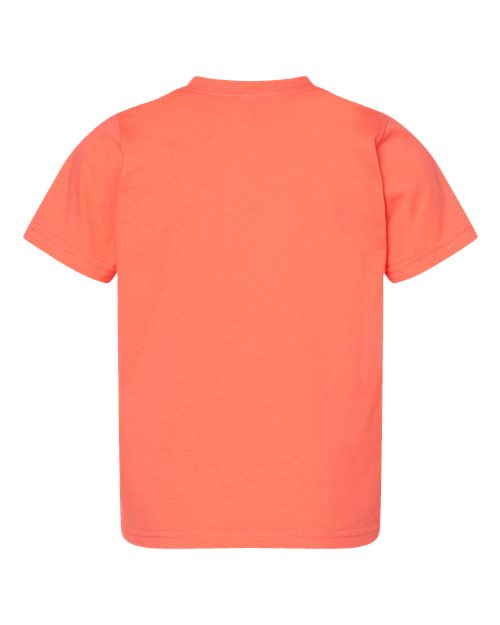 Rabbit Skins 3321 Toddler Fine Jersey Tee - Papaya - back
