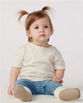 Rabbit Skins 3322 Infant Fine Jersey Tee - Natural Heather - model front