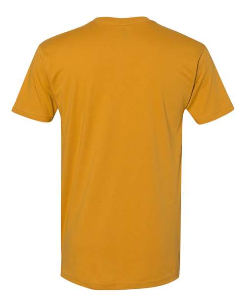 Next Level 3600 Unisex Cotton T-Shirt - Antique Gold - back