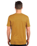 Next Level 3600 Unisex Cotton T-Shirt - Antique Gold - model back