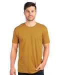 Next Level 3600 Unisex Cotton T-Shirt - Antique Gold - model front