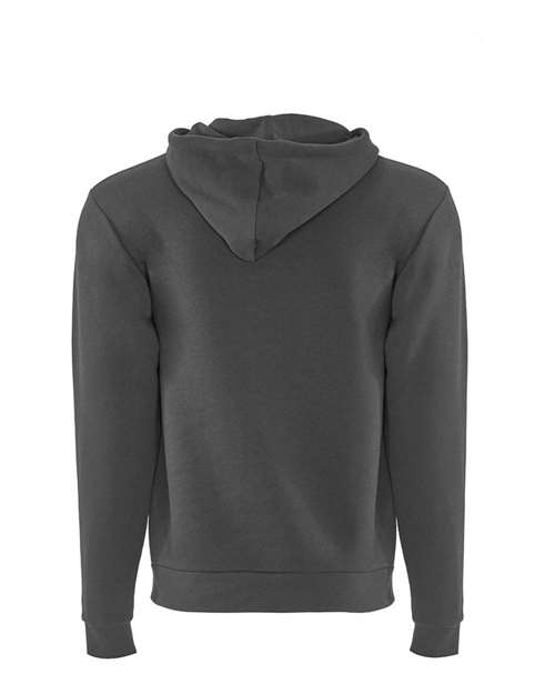 Next Level 9602 Unisex Santa Barbara Full-Zip Hoodie Sweatshirt - Heavy Metal - back