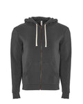 Next Level 9602 Unisex Santa Barbara Full-Zip Hoodie Sweatshirt - Heavy Metal - front