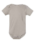 Rabbit Skins 4400 Infant Baby Rib Bodysuit - Titanium - front