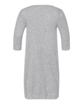 Rabbit Skins 4406 Infant Baby Rib Layette - Heather - back