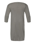 Rabbit Skins 4406 Infant Baby Rib Layette - Titanium - back