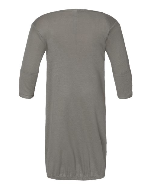 Rabbit Skins 4406 Infant Baby Rib Layette - Titanium - back