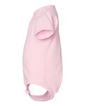 Rabbit Skins 4424 Infant Fine Jersey Bodysuit - Ballerina - side