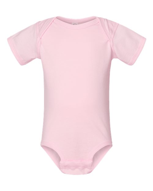 Rabbit Skins 4424 Infant Fine Jersey Bodysuit - Ballerina - front