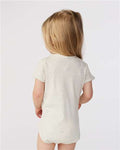 Rabbit Skins 4424 Infant Fine Jersey Bodysuit - Natural Heather - model back