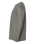 LAT 6201 Youth Fine Jersey Long Sleeve Tee - Titanium - side