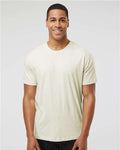LAT 6901 Unisex Fine Jersey Tee - Natural Heather - model front