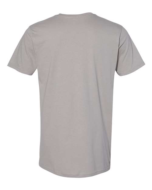 LAT 6901 Unisex Fine Jersey Tee - Titanium - back