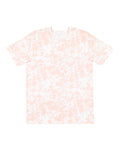 LAT 6901 Unisex Fine Jersey Tee - Rose Tie Dye - front