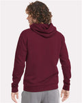Next Level 9303 Unisex Santa Barbara Hoodie Sweatshirt - Maroon - model back