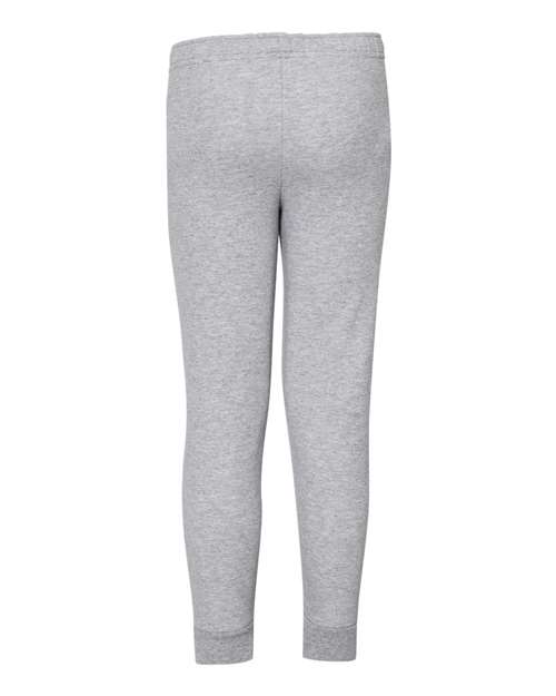Jerzees 975YR Youth NuBlend Joggers - Athletic Heather - back