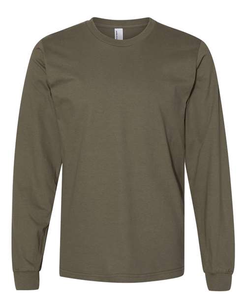 American Apparel 2007 Unisex Fine Jersey Long Sleeve Tee - Lieutenant - front