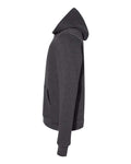 BELLA + CANVAS 3719Y Youth Sponge Fleece Hoodie Sweatshirt - Dark Grey Heather - side