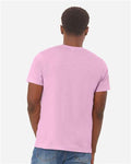 Bella+Canvas 3413 Unisex Triblend Short Sleeve Tee - Lilac Triblend - model back