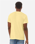 Bella+Canvas 3413 Unisex Triblend Short Sleeve Tee - Pale Yellow Triblend - model back