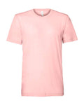 Bella+Canvas 3413 Unisex Triblend Short Sleeve Tee - Pink Triblend - flat front