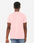 Bella+Canvas 3413 Unisex Triblend Short Sleeve Tee - Pink Triblend - model back