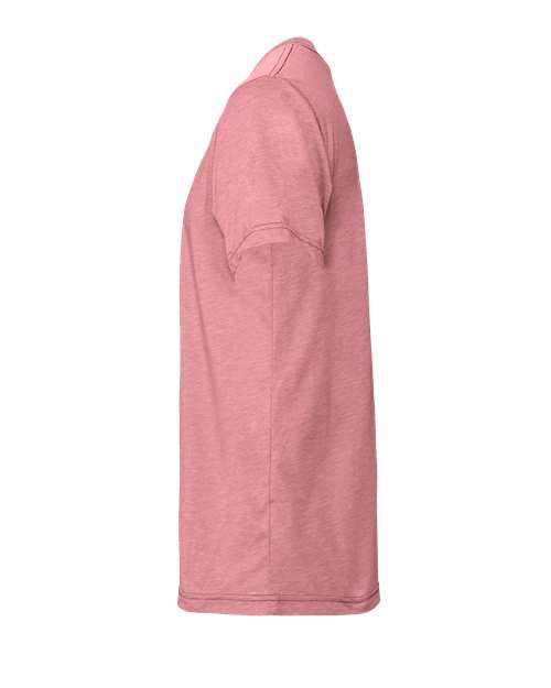 Bella+Canvas 3413 Unisex Triblend Short Sleeve Tee - Orchid Triblend - side