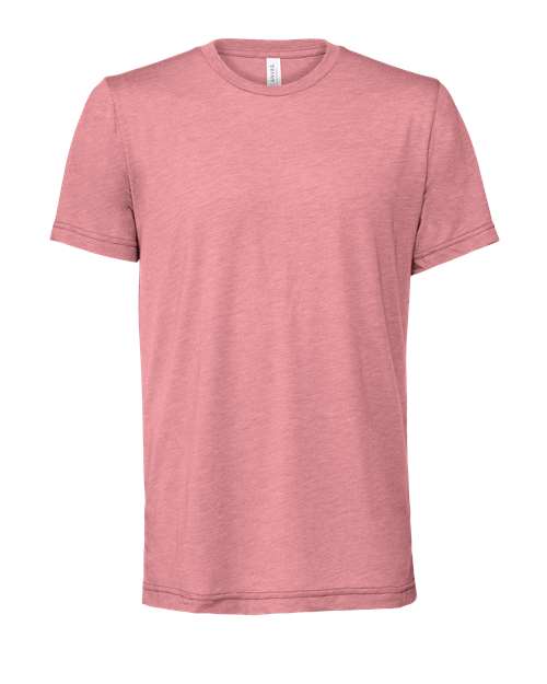Bella+Canvas 3413 Unisex Triblend Short Sleeve Tee - Orchid Triblend - flat front