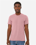 Bella+Canvas 3413 Unisex Triblend Short Sleeve Tee - Orchid Triblend - model front