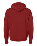 Bella+Canvas 3719 Unisex Sponge Fleece Pullover Hoodie - Cardinal - back