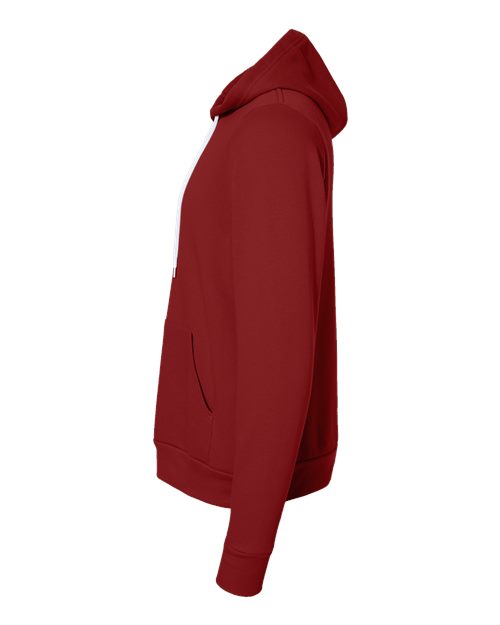 Bella+Canvas 3719 Unisex Sponge Fleece Pullover Hoodie - Cardinal - side