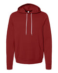 Bella+Canvas 3719 Unisex Sponge Fleece Pullover Hoodie - Cardinal - flat front