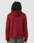 Bella+Canvas 3719 Unisex Sponge Fleece Pullover Hoodie - Cardinal - model back