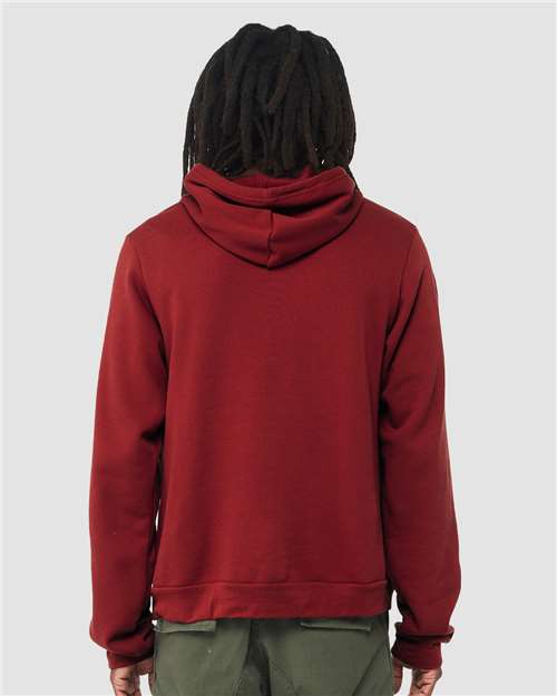 Bella+Canvas 3719 Unisex Sponge Fleece Pullover Hoodie - Cardinal - model back