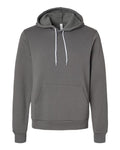 Bella+Canvas 3719 Unisex Sponge Fleece Pullover Hoodie - Asphalt - flat front