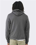 Bella+Canvas 3719 Unisex Sponge Fleece Pullover Hoodie - Asphalt - model back