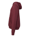 Bella+Canvas 3719 Unisex Sponge Fleece Pullover Hoodie - Maroon - side