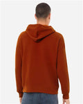 BELLA + CANVAS 3729 Unisex Sponge Fleece Drop Shoulder Hoodie Sweatshirt - Brick - model back