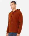 BELLA + CANVAS 3729 Unisex Sponge Fleece Drop Shoulder Hoodie Sweatshirt - Brick - model side