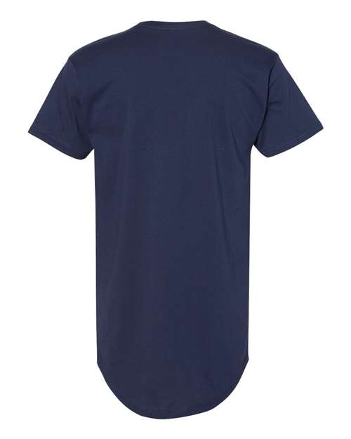 BELLA + CANVAS 3006 Men's Long Body Urban Tee - Navy - back