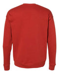 Bella + Canvas 3945 Sponge Fleece Drop Shoulder Crewneck Sweatshirt - Brick - back