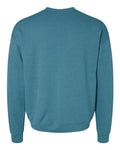 Bella + Canvas 3945 Sponge Fleece Drop Shoulder Crewneck Sweatshirt - Heather Deep Teal - back