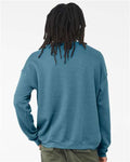 Bella + Canvas 3945 Sponge Fleece Drop Shoulder Crewneck Sweatshirt - Heather Deep Teal - model back