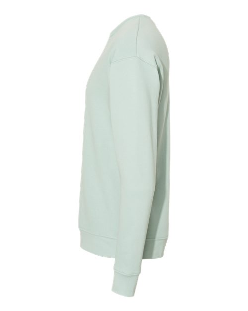 Bella + Canvas 3945 Sponge Fleece Drop Shoulder Crewneck Sweatshirt - Dusty Blue - side