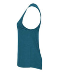 BELLA + CANVAS 6003 Women's Jersey Muscle Tank - Heather Deep Teal - side