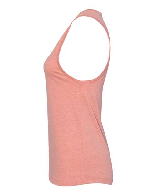BELLA + CANVAS 6003 Women's Jersey Muscle Tank - Heather Sunset - side