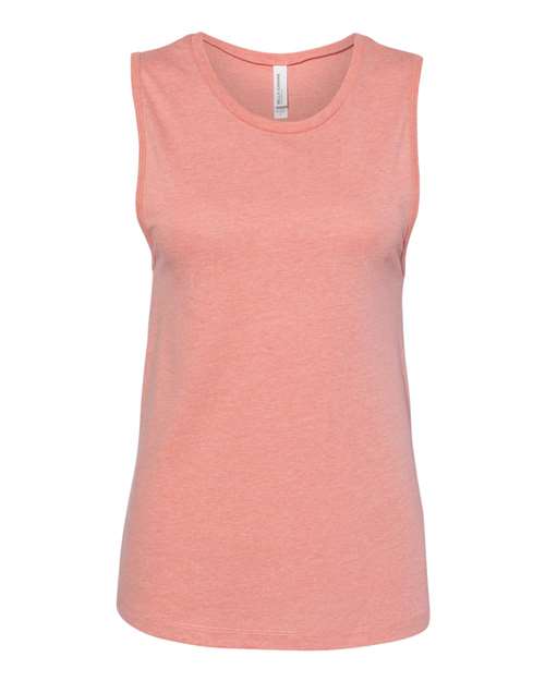 BELLA + CANVAS 6003 Women's Jersey Muscle Tank - Heather Sunset - front