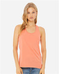 BELLA + CANVAS 6008 Women's Jersey Racerback Tank - Sunset - model front