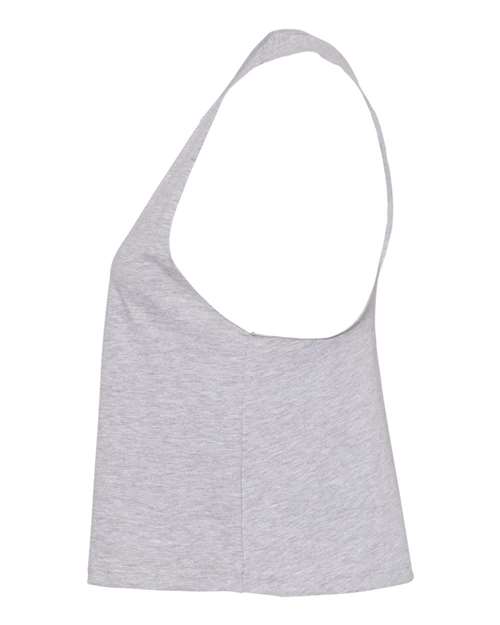 BELLA + CANVAS 6682 Women's Racerback Crop Tank - Athletic Heather - side