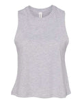 BELLA + CANVAS 6682 Women's Racerback Crop Tank - Athletic Heather - front